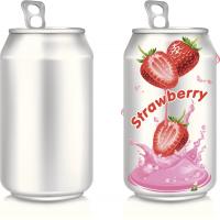 Quality Round Shape Beverage Aluminum Drinking Open Cans 355ml STD For Juice Environment for sale