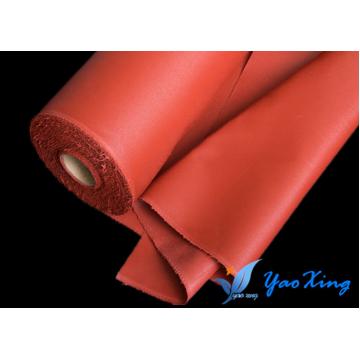 Quality Red Silicone Coated Fiberglass Fabric For Fire Curtain And Flexible Joint for sale