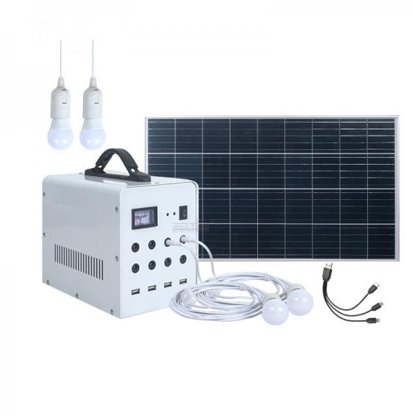 Quality 10W Portable Solar Generator Kit Home Solar Off Grid Powered Battery for sale