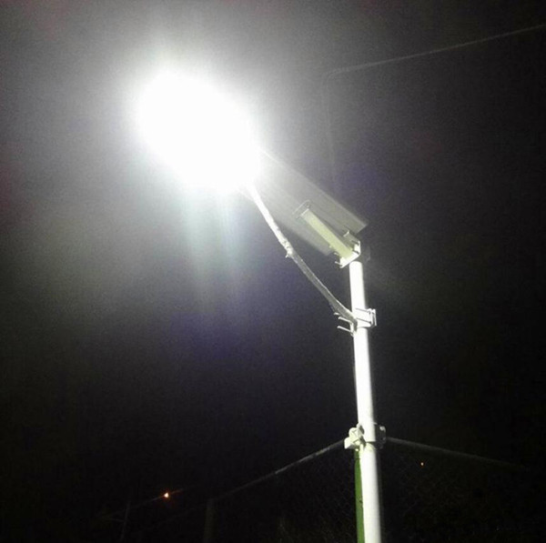 Quality Aluminum Alloy 160Lm/W 50W All In One Led Solar Street Light for sale