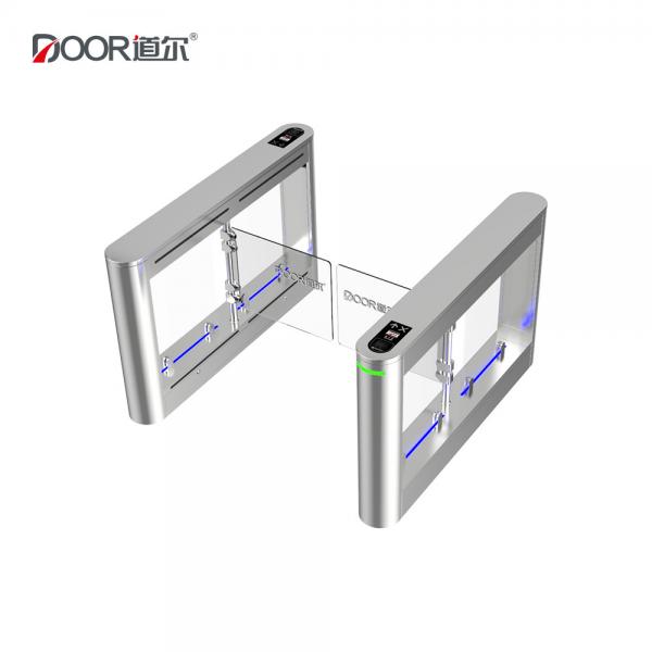 Quality 304 Stainless Steel Supermarket Entrance Gates With Dc Brushless Motor for sale