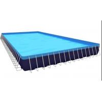 China Lightweight PVC Inflatable Swimming Pool With Metal Frame Home Use Indoor factory