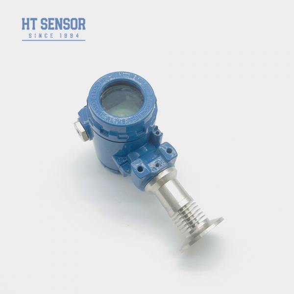 Quality 24V 0.1%F.S Sanitary Pressure Transmitter Smart Flat Diaphragm Pressure Sensor for sale