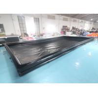 China PVC Portable Inflatable 6x3x0.2m Car Wash Containment Mat factory