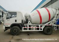 China Dongfeng 2 Axle Ready Mix Concrete Truck / Mobile Cement Mixer Trucks 4cbm factory