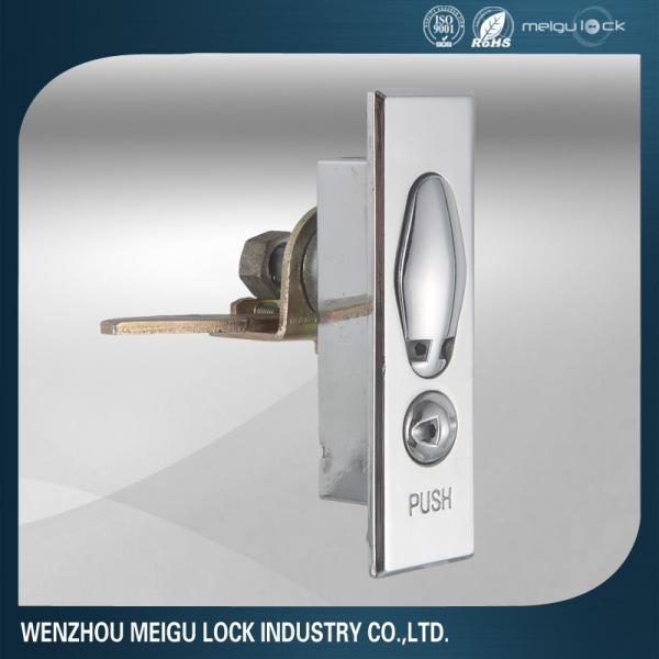 Quality Chrome Plated Electrical Cabinet Door Lock Magnetic Black Zinc Alloy for sale