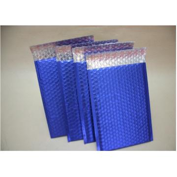 Quality Blue Metallic Decorative Bubble Mailing Envelopes For Courier Company Using for sale