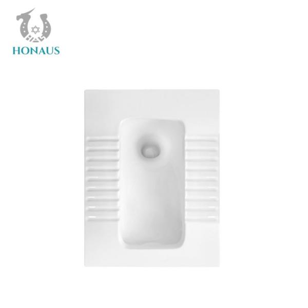Quality Washdown Front Outlet Or Back Outlet Squatting Wc Pan Space Saving for sale