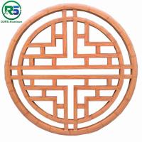 China Woodgrain Aluminum Window Grilles Round Metal Handicraft factory