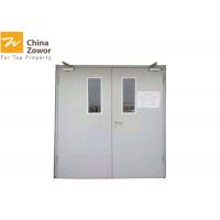 Quality Double Swing Powder Coating Steel Insulated Commercial Fire Rated Door With for sale