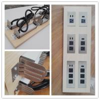 China Multifunctional Furniture Power Outlet , Universal AC Desktop Electrical Outlet With USB Port factory