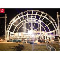 China Semi Circle Roof Stage Lighting Round Truss For Events Easy Install for sale
