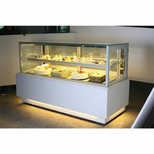 Quality 650W R134a Countertop Cake Display Cabinet For Bakery Shop for sale