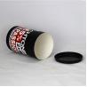 China Fashional Black Cylindrical Paper Can Packaging for Underwear and T-shirt factory
