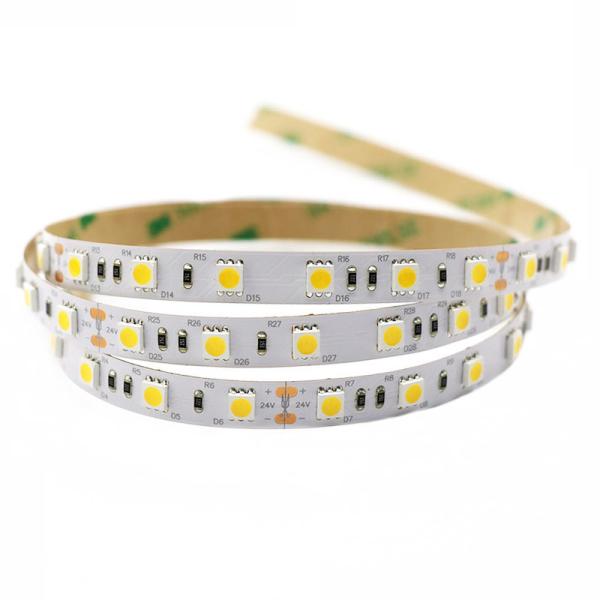 Quality IP67 Super Bright 5050 Smd Led Strip Light Cri 95 6000K 14.4W for sale