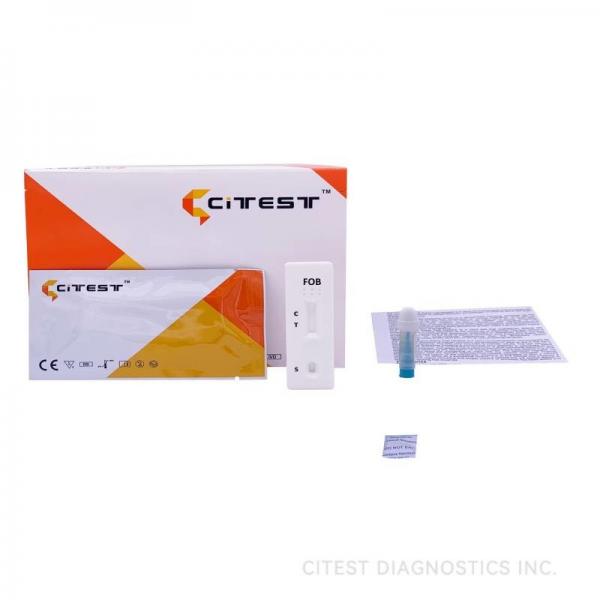 Quality CE0123 Convenient FOB Fecal Occult Blood Test Kit For Self Test for sale