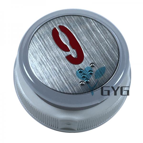 Quality STAINLESS STEEL PASSENGER ELEVATOR PUSH BUTTON  DC12V/24V ROUND LED RED for sale