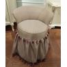 China Simple Luxurious Dressing Table Stool / Small Bedroom Chairs Bookroom Type factory