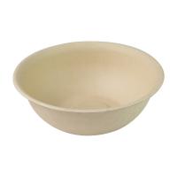 Quality Biodegradable Disposable Microwavable Serving Bowls With Lids Pulp Salad for sale