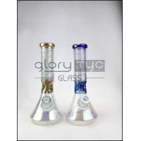 China Ice Borosilicate Glass Bongs Drippy Beaker 10 Inch Multicolored Bubbler Smoking Pipe for sale