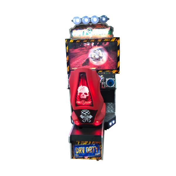 Quality Coin Operated Racing Game Machine , Dirty Drivin Arcade Machine With 42" LCD for sale