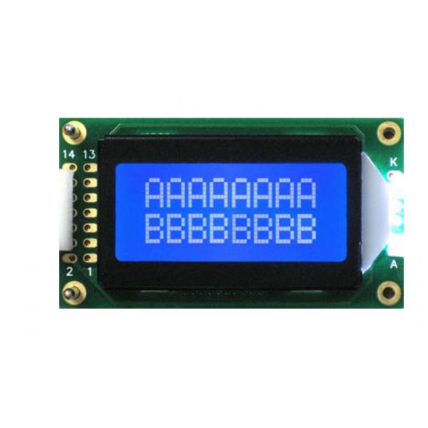 Quality Professional 8x2 Character Lcd Display Module White LED Backlight RYB0802A for sale