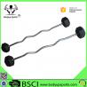China 47 Inch Rubber Hex Dumbbells , Fixed Weight Barbell For Strength Training factory