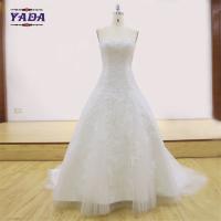China New design ladies off-shoulder slim mermaid tail sweetheart dress white cheap wedding dresses factory