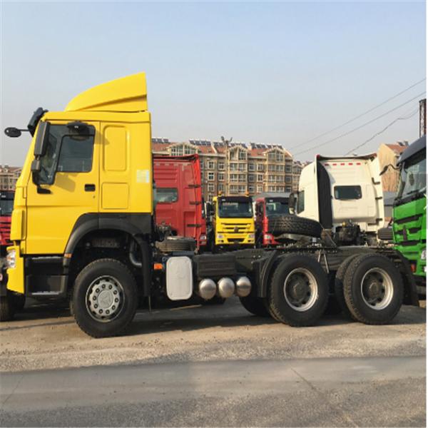 Quality Sinotruk Howo 6x4 371HP Tractor Trailer Truck Euro 2 Diesel Fuel Type for sale