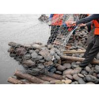 Quality Safety Gabion Mesh Cage 2.0 - 4.0 Mm Wire Diameter Apply To Seawall Protection for sale