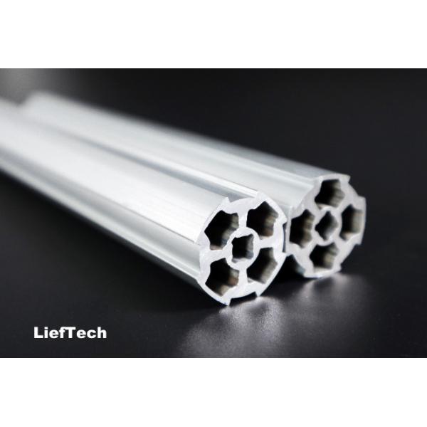 Quality reinforced Aluminum Lean Pipe recyclable material oxidized surface for sale
