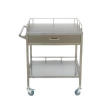China KLH025 Stainless Steel Medicine Trolley for hospital clinci center factory
