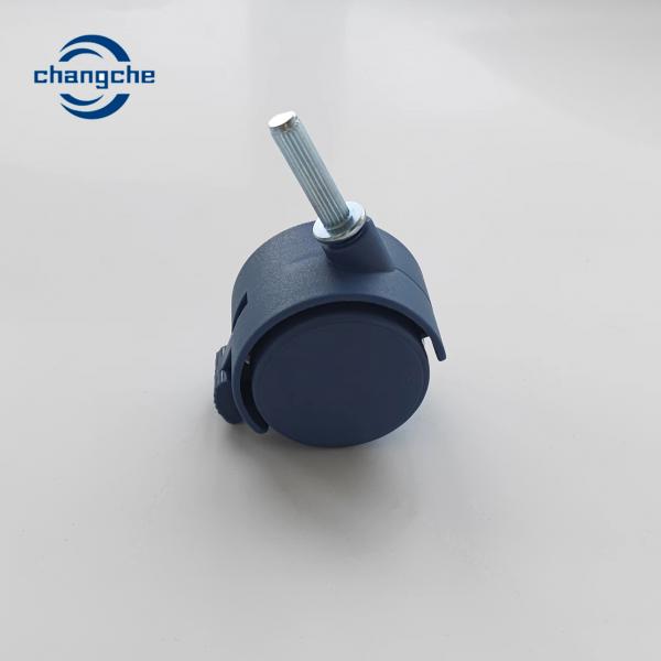 Quality Customized White Neoprene Threaded Stem Furniture Casters Wheel for sale