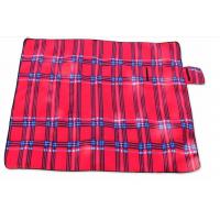 China Red Outdoor Camping Mat Waterproof Picnic Blanket Polyester Sponge Material for sale