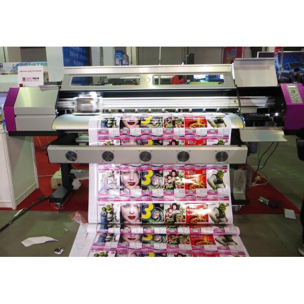 Quality Two DX5 Epson Solvent Printers , 1.8M 1440DPI Wall Paper Machine for sale