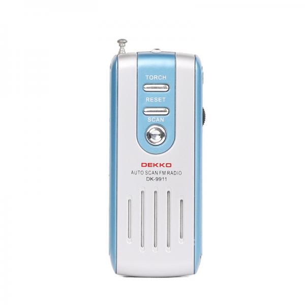 Quality Plastic Portable FM Radio With Speaker 22mm Antenna Outdoor Portable Radio for sale