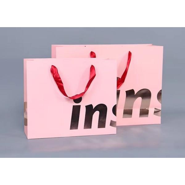 Quality Pantone Colors Clothing Shoe Kraft Paper Bags Offset Printing Promotion Gift Bag for sale