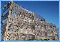 China Anti Skid 6061 Aluminum Perforated Metal Sheet Mesh / Low carbon Punch Steel Plate With Holes factory