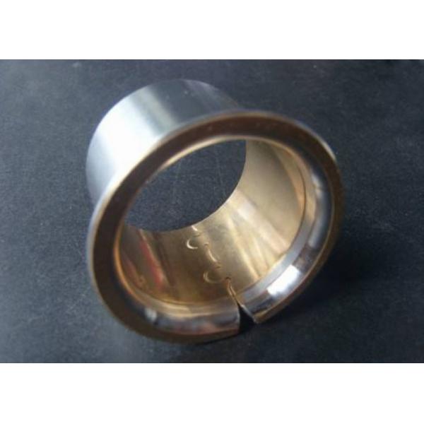 Quality Main Shaft Bi Metal Bearings CuSn4Pb24 / Steel Flange Bearing for sale