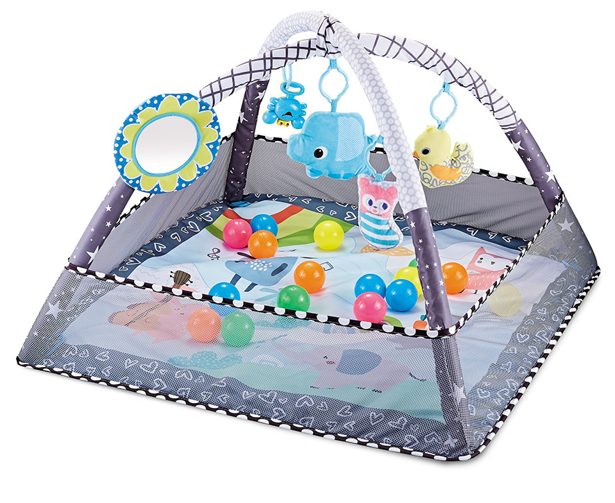 China 4-in-1 Baby Play Gym, Activity Gym Ball Pit with Sensory Toys for Newborn Infant Toddler to Develop Motor&Cognition factory