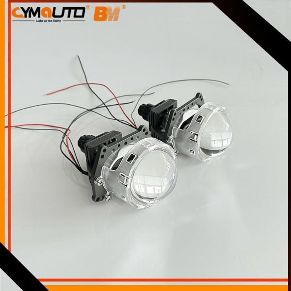 Quality Bi Xenon Hid Projector Headlamps 3 Inch With LED Angel Eyes Shroud for sale
