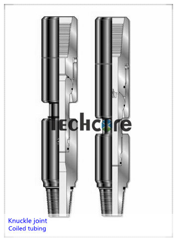 China Easy Operate Coiled Tubing Tools Full Bore Knuckle Joint 5000psi Operate Pressure factory