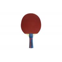 China Poplar 6mm plywood Table Tennis Rackets Color Handle with Reversed ITTF Rubber factory