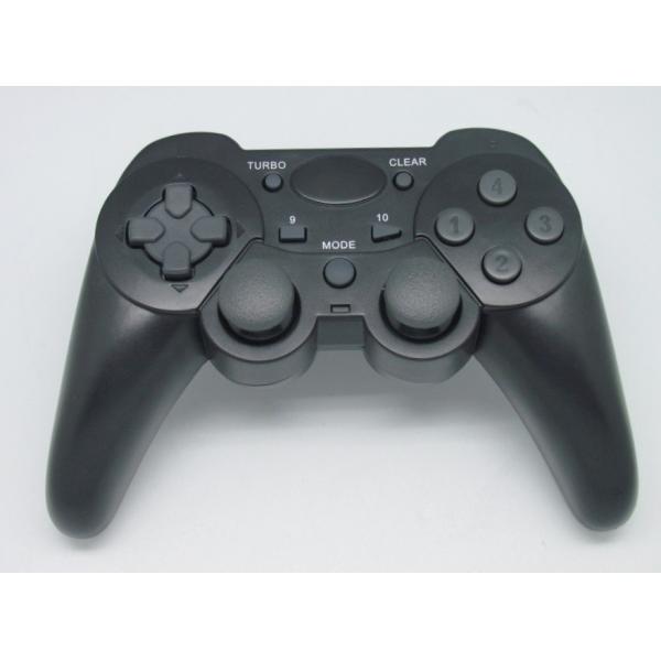 Quality STB / Smart TV Dual Analog Gamepad , 2.4G Wireless 4 Axis 12 Button Gamepad for sale