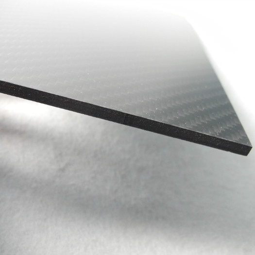 Quality 4.0mm±0.1mm Real Carbon Fibre Sheet / Carbon Fiber Fabric Sheets Twill Weave for sale