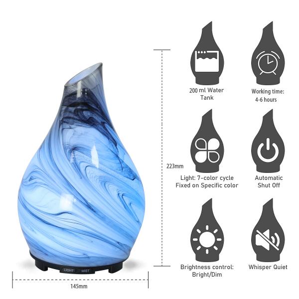 Quality Office 200ml Essential Oil Diffuser for sale