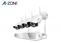 China Night Vision Wireless CCTV Camera Kit 4CH , Wireless Ip Camera System With nvr factory