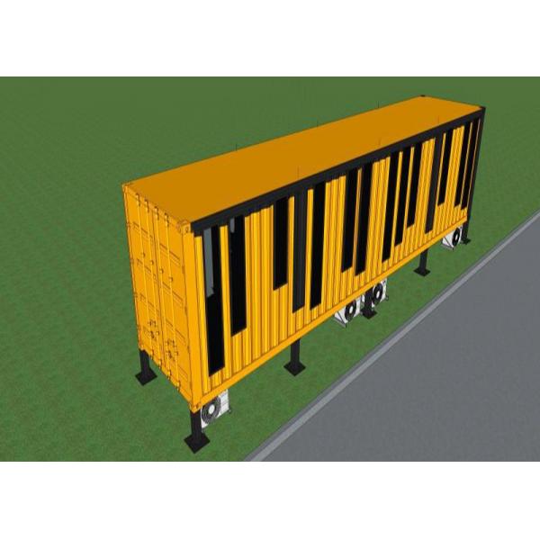 Quality Living 26 SQM 40foot Mobile Temporary Container Office for sale
