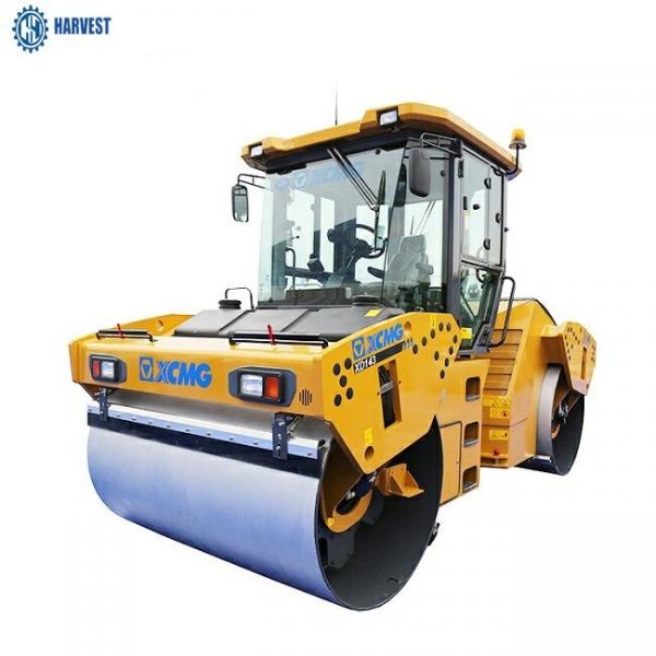 Quality Amplitude 0.85mm XCMG XD143 14 Ton 45Hz Double Drum Vibratory Roller for sale