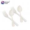 China New product ideas 2019 biodegradable disposable mini wheat straw cutlery factory